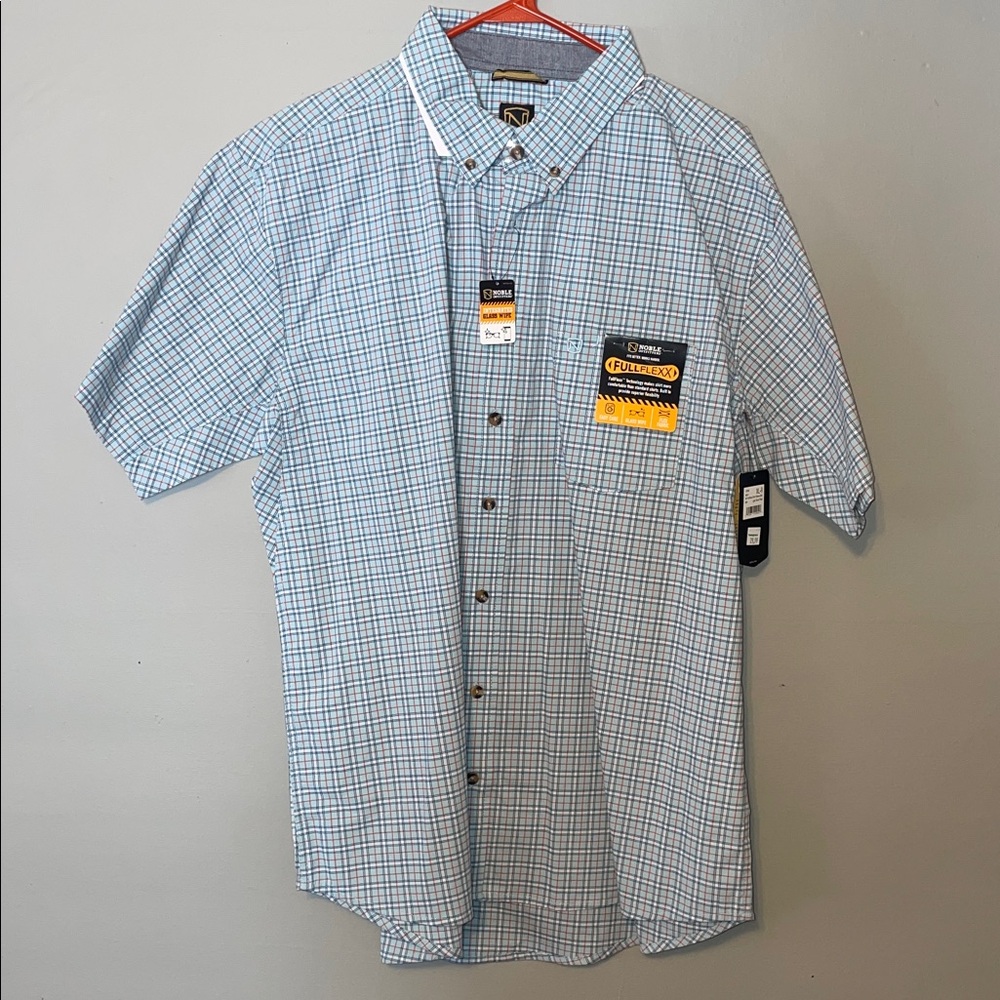 Men's Noble Outfitters Blue Checkered Shirt